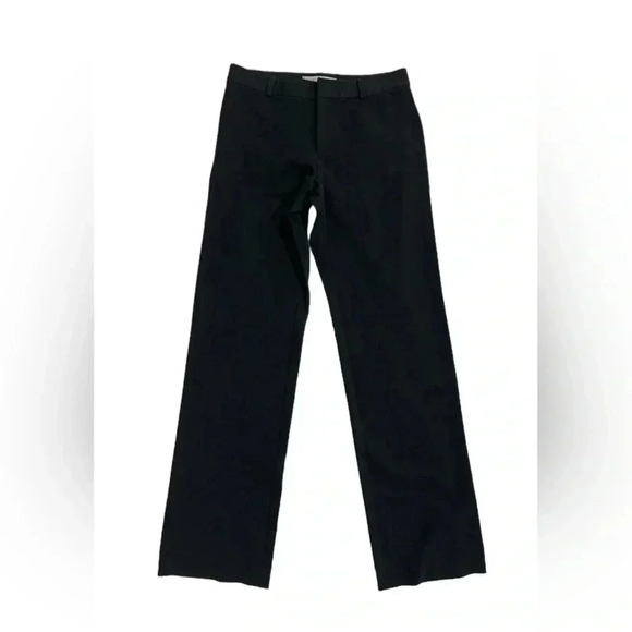 Tommy Hilfiger Black Casual  Dressy Mid Rise Pants Size 4 - Picture 1 of 8